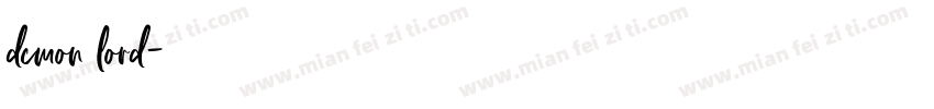 dcmon lord字体转换